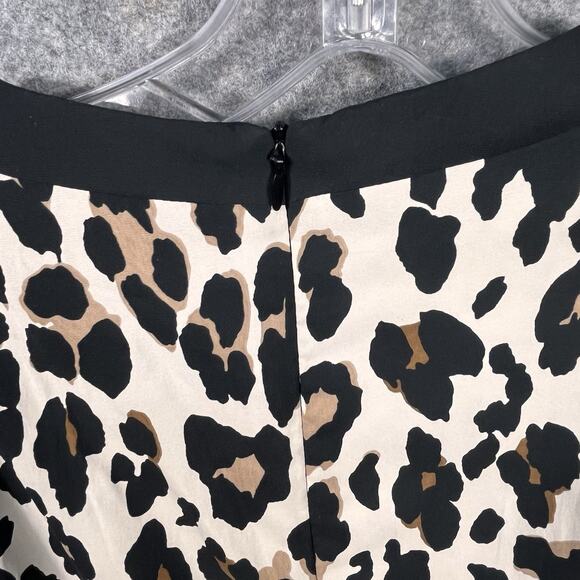 Nanette Lepore Women's Black Short Sleeve Wildlife Sheath Dress Size 2,‎ - Picture 10 of 11